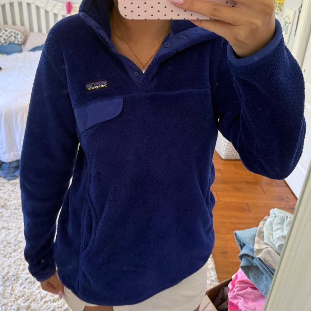 Patagonia Deep Navy Snap-T Fleece Pullover